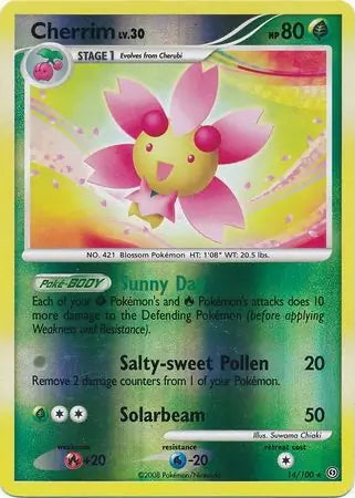 Stormfront Cherrim #14/100 reverse holo